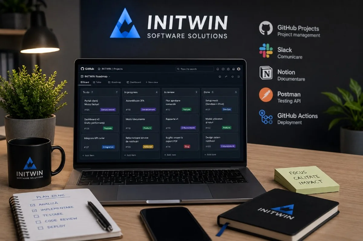 5 instrumente pe care le folosim zilnic la INITWIN și de ce le recomandăm și clienților