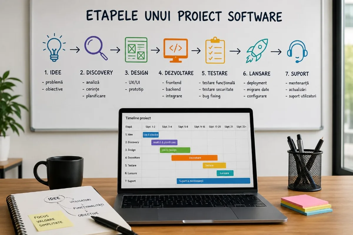 The stages of a software project: from idea to release — what happens behind the scenes